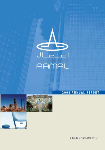 Thumbnail Aamal Company Annual Report 2008