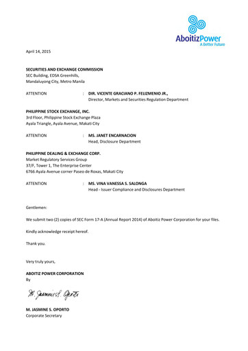 Thumbnail Aboitiz Power Annual Report 2014