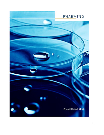 Vorschaubild Pharming Group Jahresbericht 2013