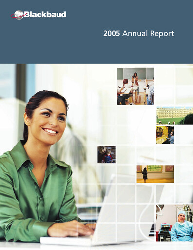 Miniature Blackbaud Rapport annuel 2005