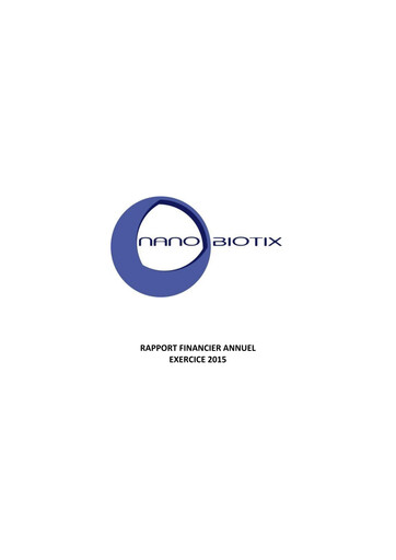 Thumbnail Nanobiotix Financial Report 2015