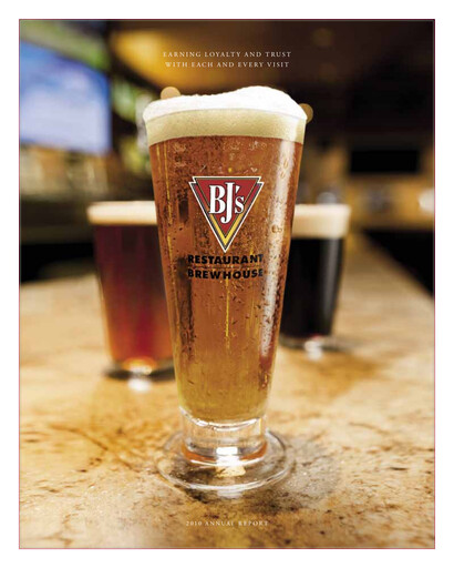 Thumbnail BJ's Restaurants
 Annual Report 2010