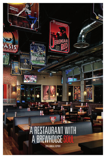 Thumbnail BJ's Restaurants
 Annual Report 2016