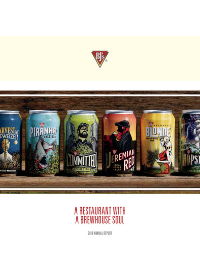 Thumbnail BJ's Restaurants
 Annual Report 2018