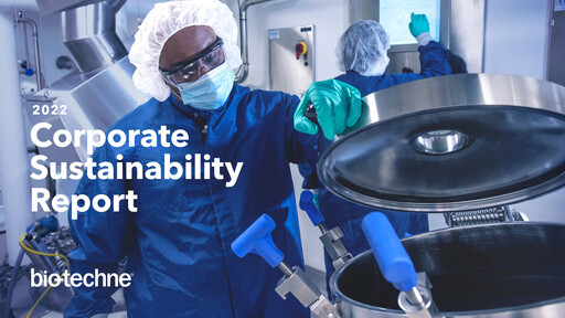 Thumbnail Bio-Techne Sustainability Report 2022