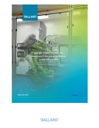 Thumbnail Ballard Power Systems
 Quarterly Report 2026-q2