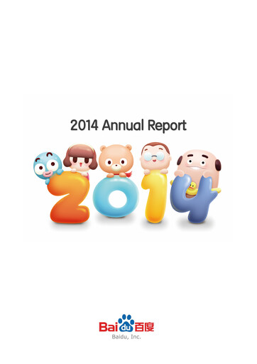Thumbnail Baidu Annual Report 2014