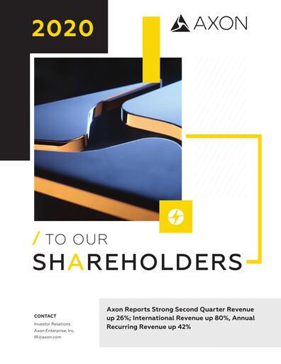Thumbnail Axon Enterprise
 Quarterly Report 2020-q2