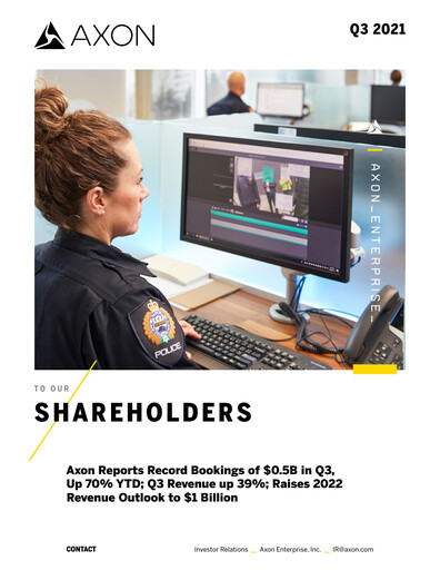 Thumbnail Axon Enterprise
 Quarterly Report 2021-q3