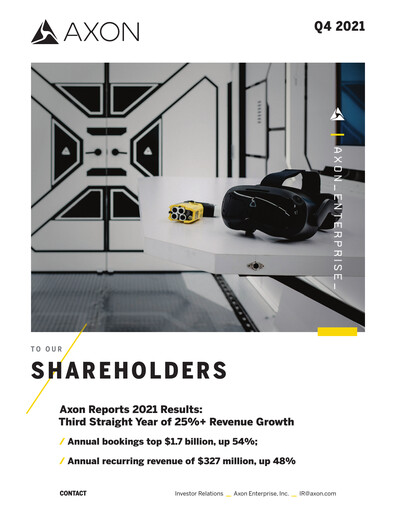 Thumbnail Axon Enterprise
 Quarterly Report 2021-q4