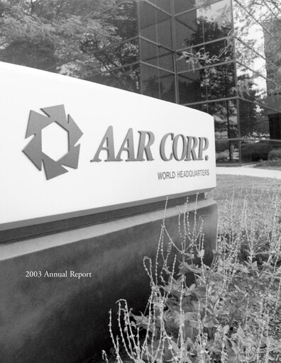 Miniature AAR Rapport annuel 2003