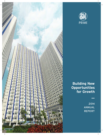 Thumbnail SM Prime Holdings Annual Report 2014