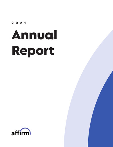 Miniature Affirm Rapport annuel 2021