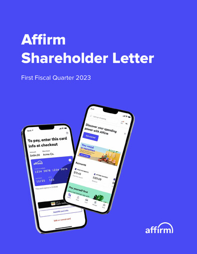 Thumbnail Affirm Quarterly Report 2023-q1