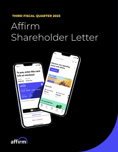 Thumbnail Affirm Quarterly Report 2023-q3
