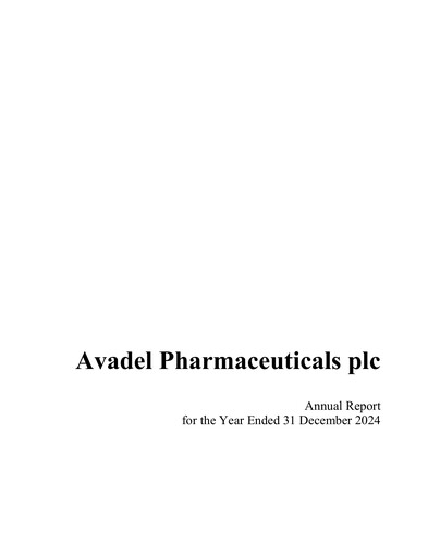 Thumbnail Avadel Pharmaceuticals
 Annual Report 2024
