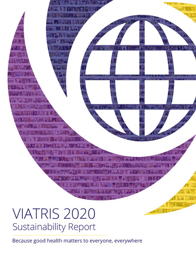 Thumbnail Viatris Sustainability Report 2020