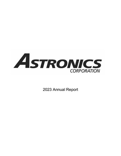Thumbnail Astronics Corporation
 Annual Report 2023