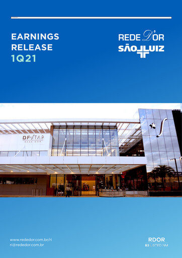 Vorschaubild Rede D'Or Sao Luiz
 Quartalsbericht 2021-q1