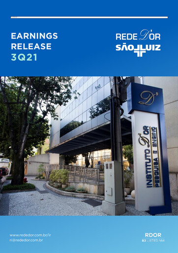 Vorschaubild Rede D'Or Sao Luiz
 Quartalsbericht 2021-q3