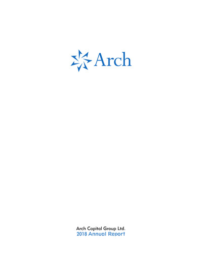 Thumbnail Arch Capital Annual Report 2018