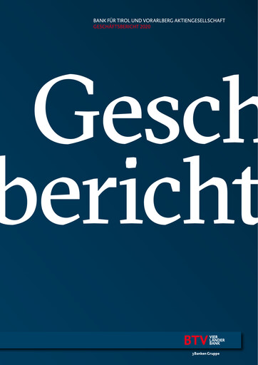 Thumbnail Bank für Tirol und Vorarlberg Annual Report 2020