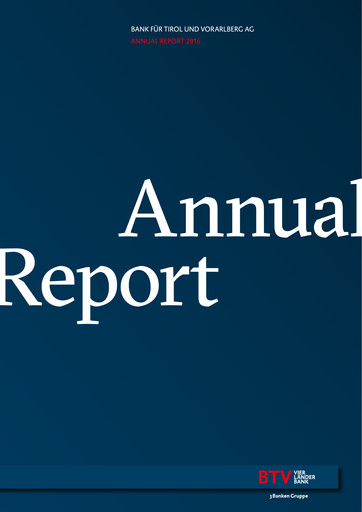 Vorschaubild Bank für Tirol und Vorarlberg Jahresbericht 2016