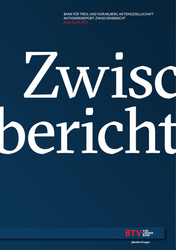 Thumbnail Bank für Tirol und Vorarlberg Quarterly Report 2018-q3
