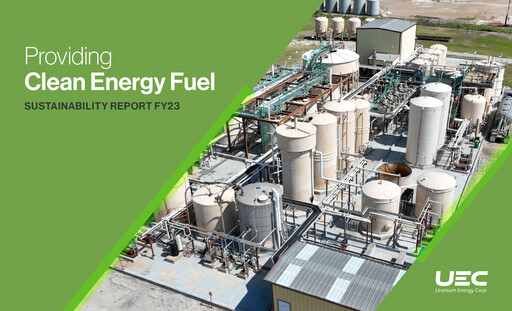 Miniature Uranium Energy
 Rapport de durabilité 2023