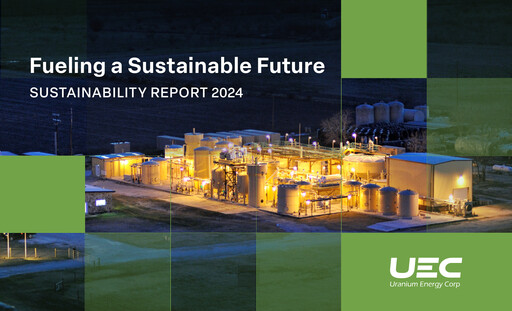 Miniature Uranium Energy
 Rapport de durabilité 2024