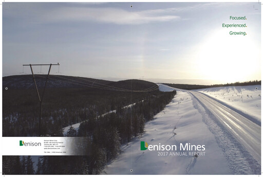 Thumbnail Denison Mines
 Annual Report 2017