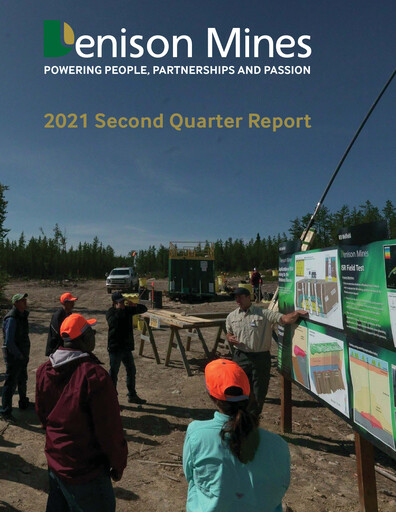 Thumbnail Denison Mines
 Quarterly Report 2021-q2