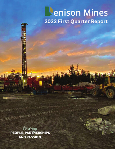 Thumbnail Denison Mines
 Quarterly Report 2022-q1