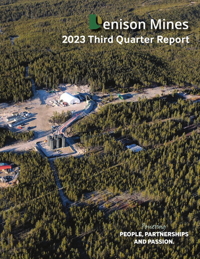 Thumbnail Denison Mines
 Quarterly Report 2023-q3