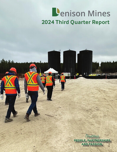 Thumbnail Denison Mines
 Quarterly Report 2024-q3