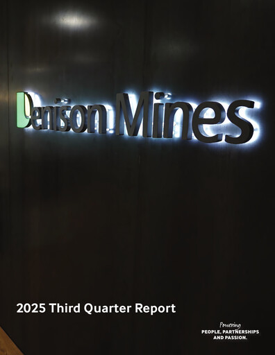 Thumbnail Denison Mines
 Quarterly Report 2025-q3