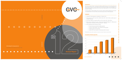 Thumbnail Entain Annual Report 2012