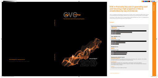 Thumbnail Entain Annual Report 2013