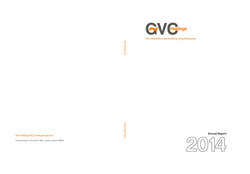 Thumbnail Entain Annual Report 2014