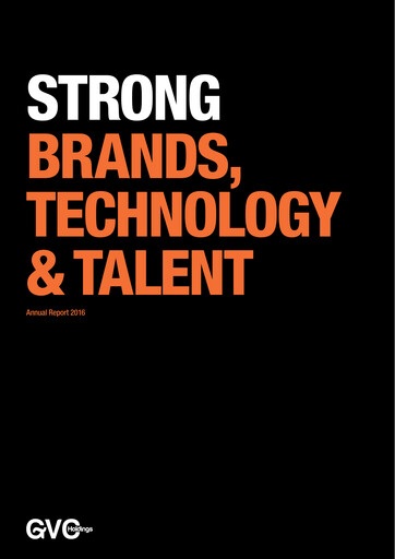 Thumbnail Entain Annual Report 2016