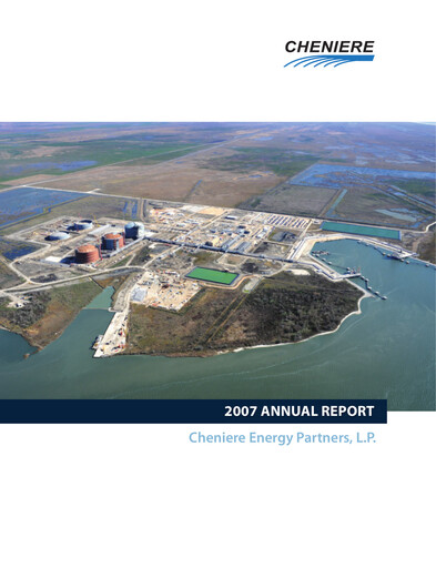Thumbnail Cheniere Energy
Partners Annual Report 2007