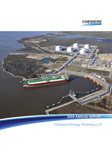 Thumbnail Cheniere Energy
Partners Annual Report 2009