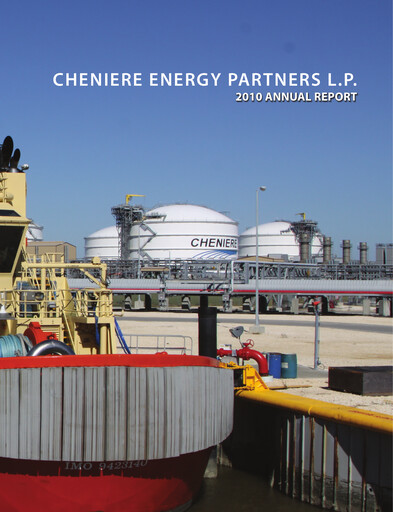 Thumbnail Cheniere Energy
Partners Annual Report 2010
