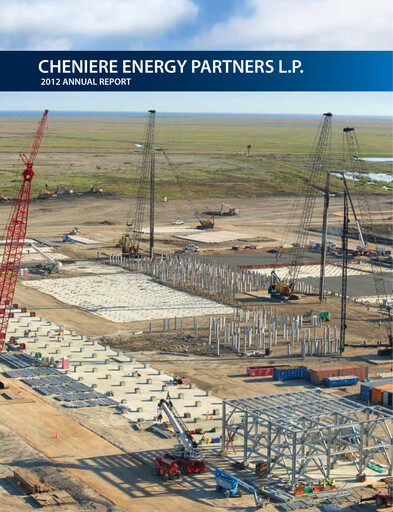 Thumbnail Cheniere Energy
Partners Annual Report 2012