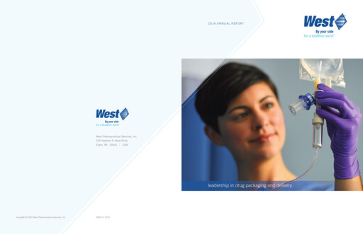 Thumbnail West Pharmaceutical Services Annual Report 2014