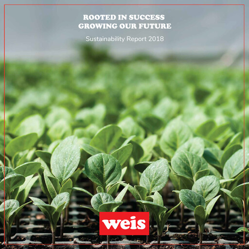Thumbnail Weis Markets
 Sustainability Report 2018