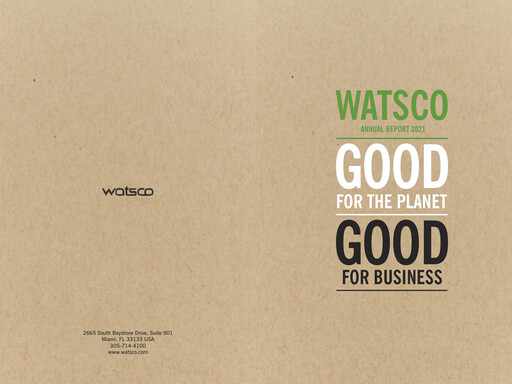 Vorschaubild Watsco
 Jahresbericht 2021