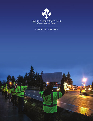 Thumbnail Waste Connections Annual Report 2020