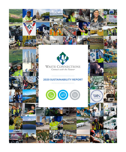 Thumbnail Waste Connections Sustainability Report 2020