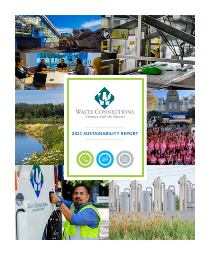 Thumbnail Waste Connections Sustainability Report 2021